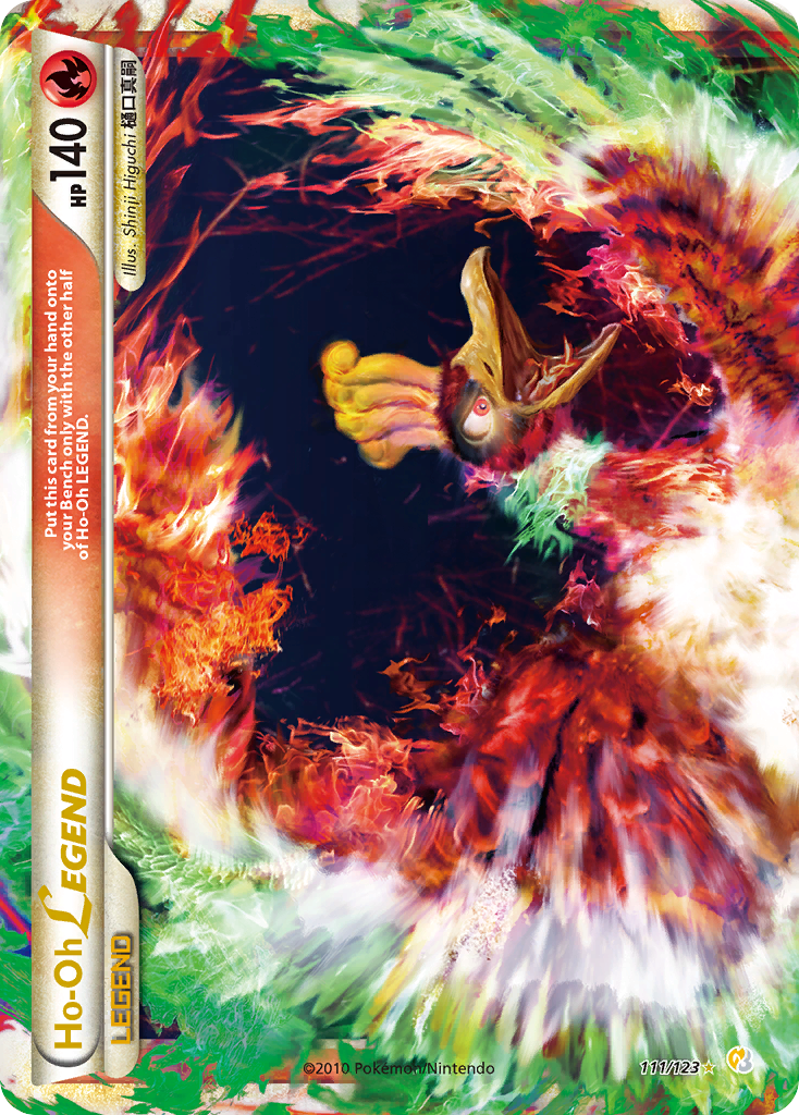 HeartGold SoulSilver Ho-Oh LEGEND (top) #111/123